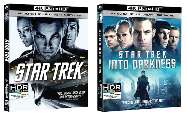 Star Trek (2009) & Star Trek Into Darkness (4K Ultra HD Blu-ray)