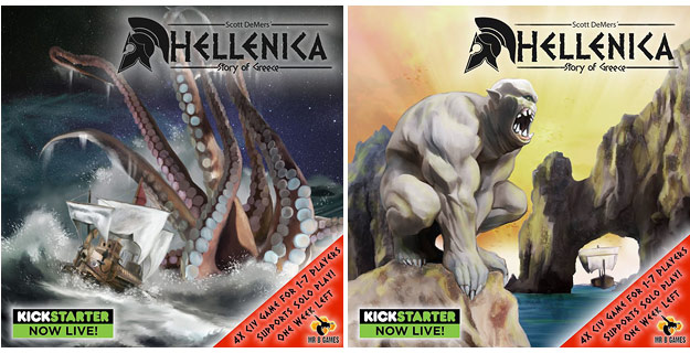 Hellenica: The Story of Greece (Board Game Kickstarter)