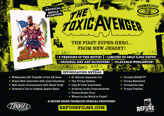 The Toxic Avenger (Blu-ray Disc)