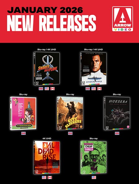 Arrow Video's January 2026 slate