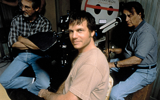 Actor/director Bill Paxton on the set of Frailty.