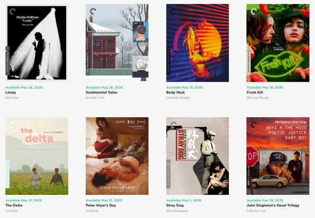 Criterion's May 2026 slate