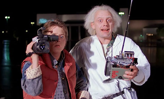 Michael J. Fox and Christopher Lloyd