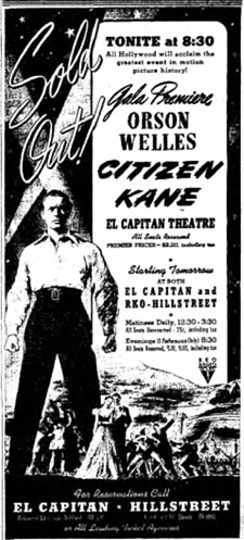 Newspaper ad for the film