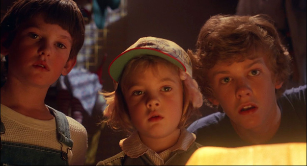 A scene from E.T. The Extra-Terrestrial (1982)
