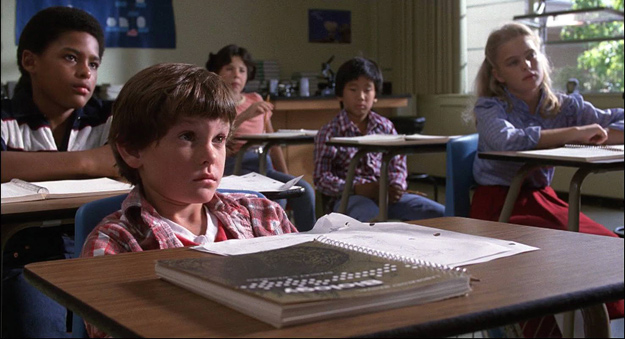 A scene from E.T. The Extra-Terrestrial (1982)