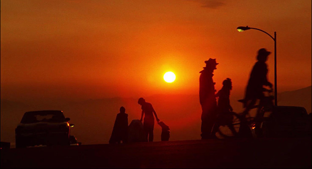 A scene from E.T. The Extra-Terrestrial (1982)