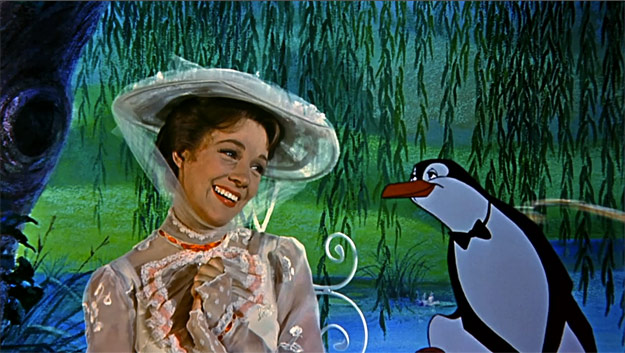 A scene from Mary Poppins