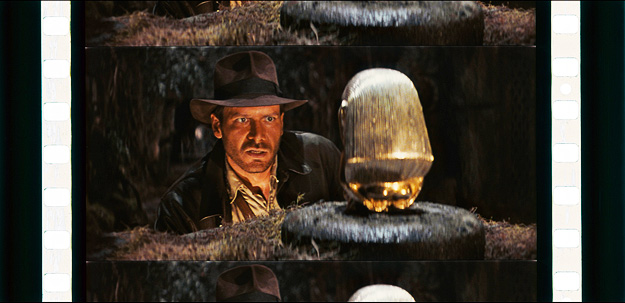 A scene from Raiders of the Lost Ark (1981)