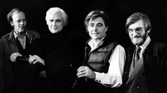 Tom Mankeiwicz, Marlon Brando, Director Richard Donner, Pierre Spengler