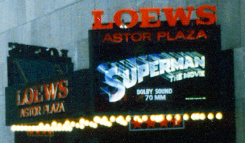 Superman marquee