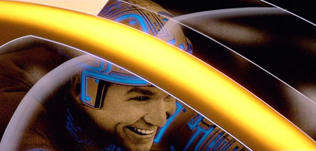 A scene from Tron