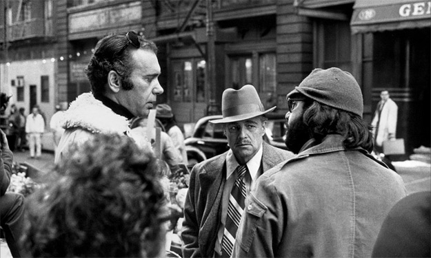 Albert S. Ruddy on the set of The Godfather