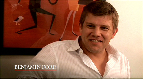 Harrison Ford’s son Ben during the 2007 reshoot.