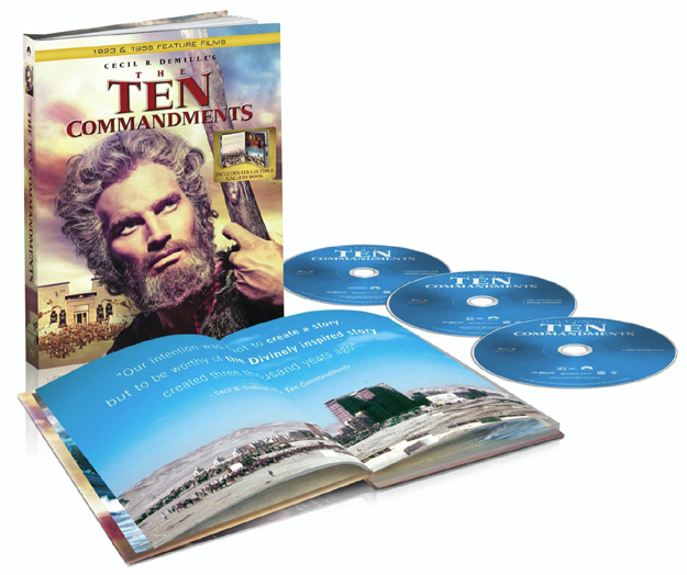 The Ten Commandments Digibook (Blu-ray)